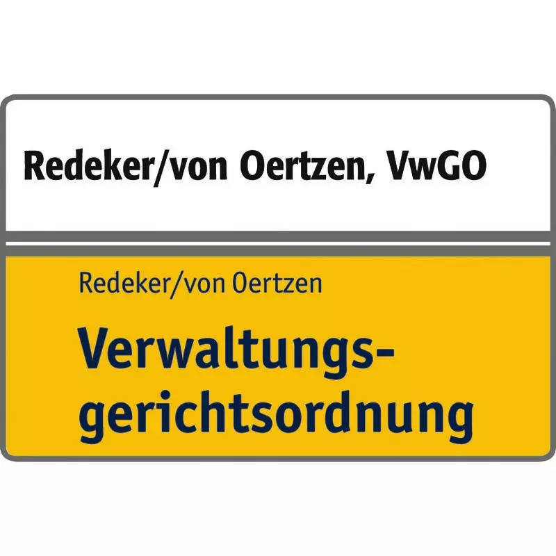 beck-online Kommentarmodul Redeker/von Oertzen, VwGO