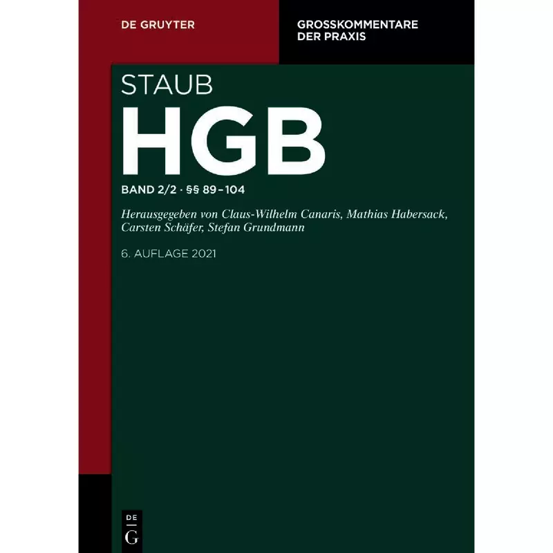 Handelsgesetzbuch: HGB - Band 2/2