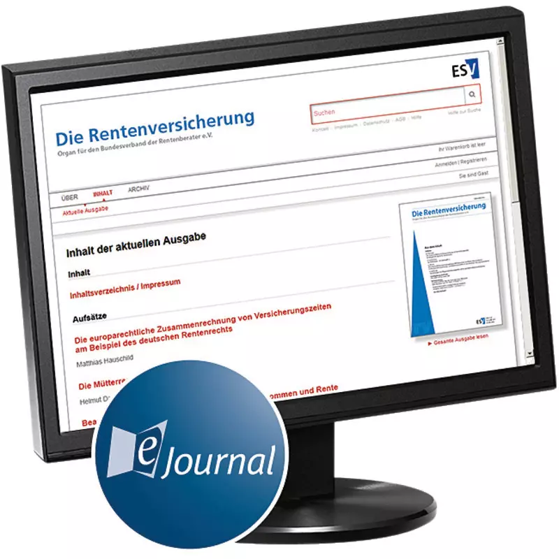 ESV rv Die Rentenversicherung - eJournal