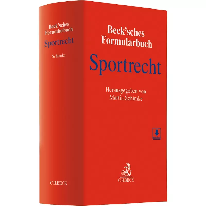 Beck'sches Formularbuch Sportrecht