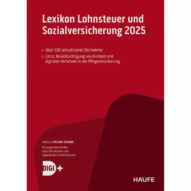 Lexikon Lohnsteuer und Sozialversicherung 2025