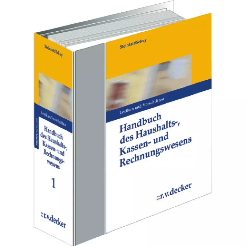 Handbuch des Haushalts-, Kassen- und Rechnungswesens - ohne Fortsetzungsbezug