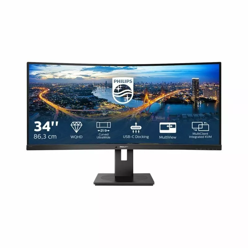 Philips B Line 346B1C - LED-Monitor - gebogen - 86.36 cm (34")