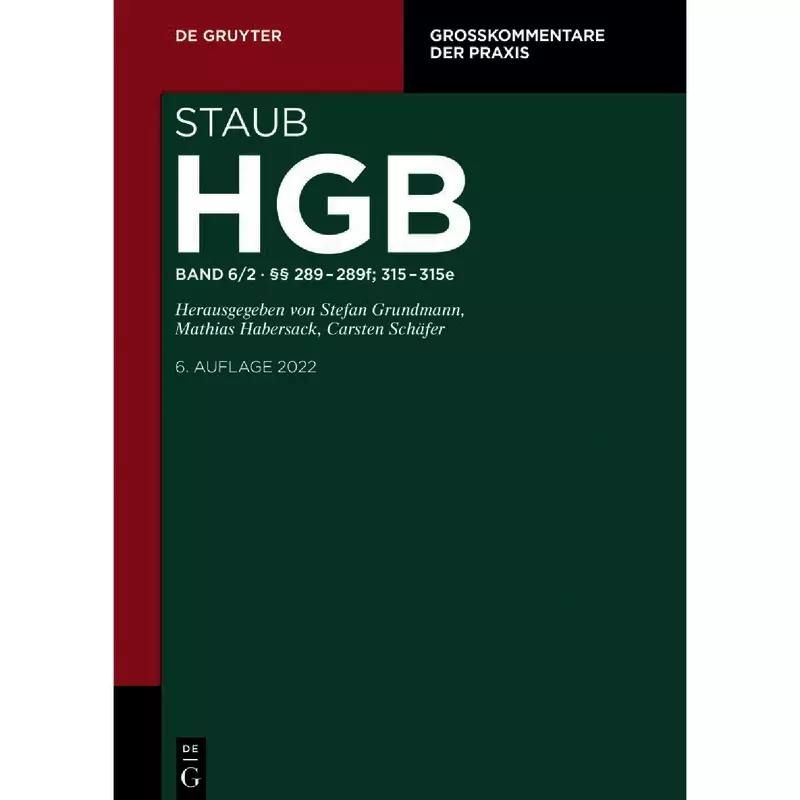 Handelsgesetzbuch: HGB - Band 6/2