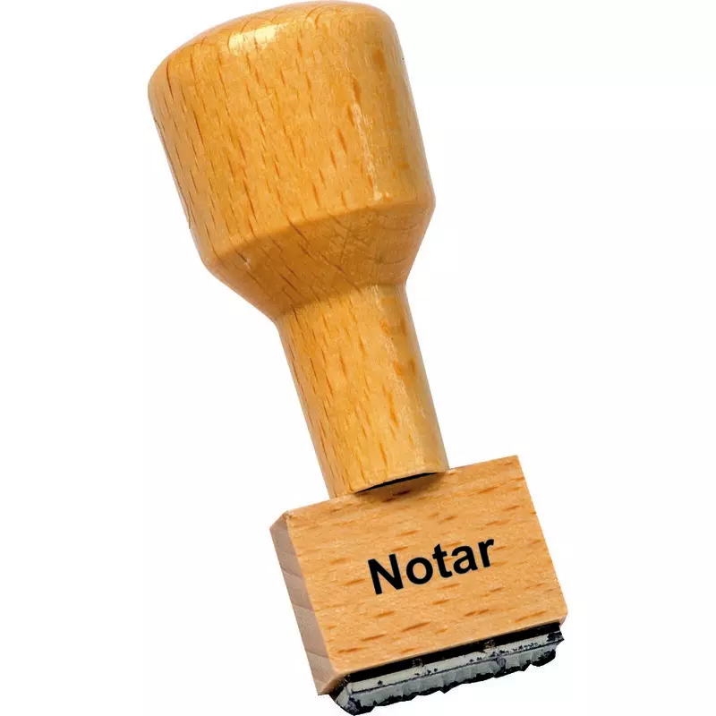 SoldanPlus Holzstempel "Notar"