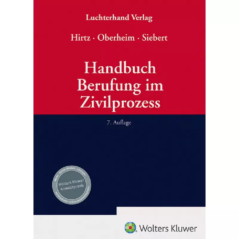 Handbuch Berufung im Zivilprozess
