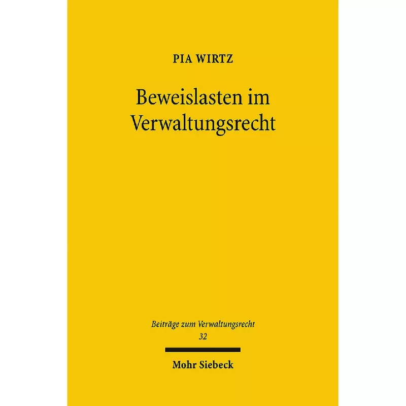 Beweislasten im Verwaltungsrecht