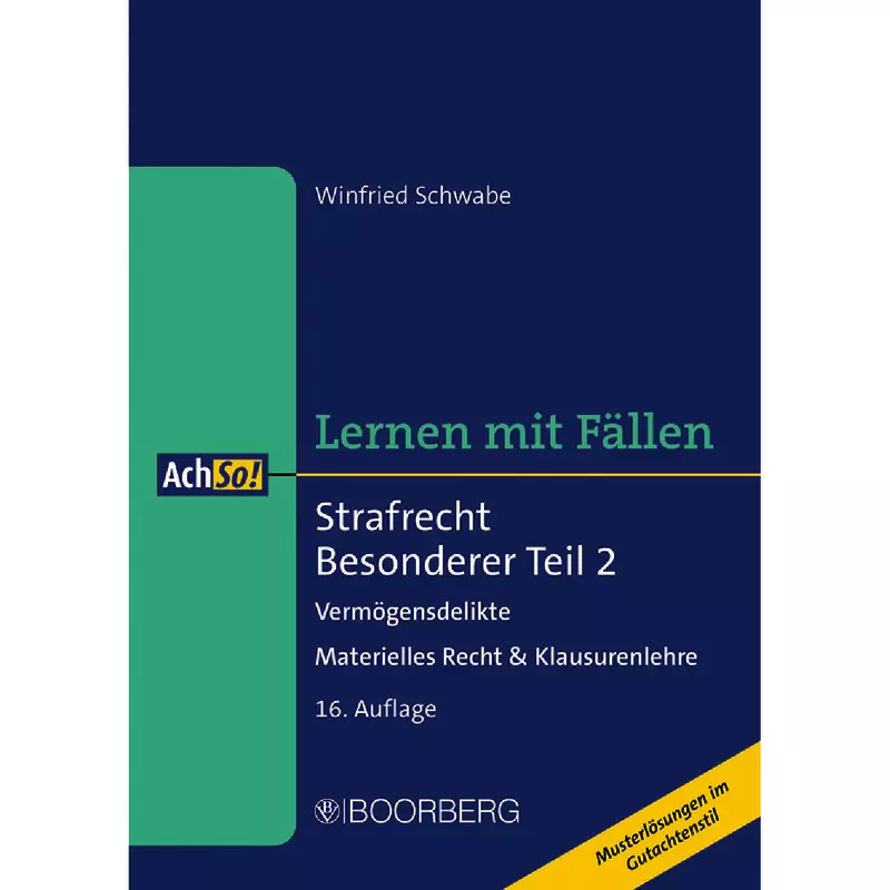 Strafrecht Besonderer Teil 2