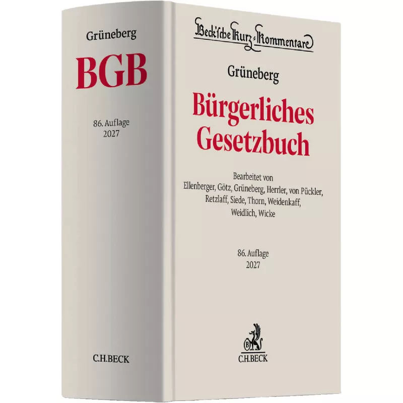 Bürgerliches Gesetzbuch: BGB