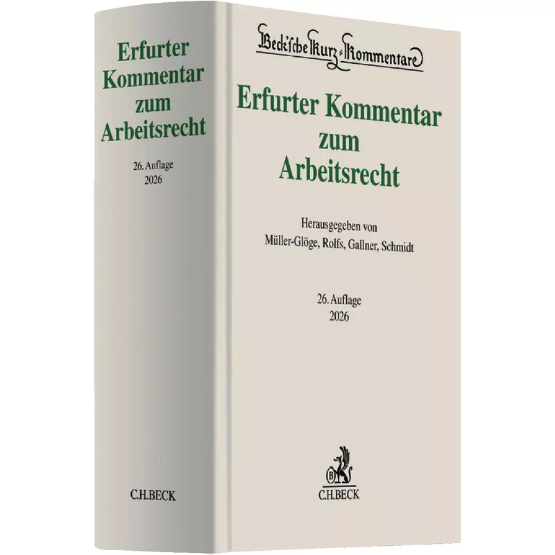 Erfurter Kommentar zum Arbeitsrecht - Mängelexemplar