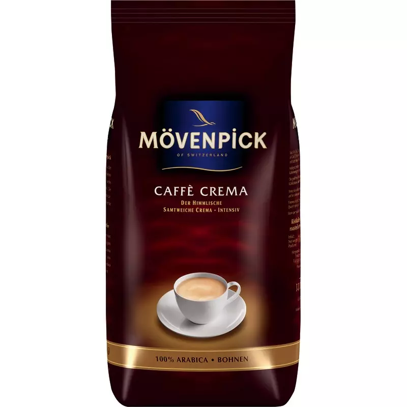 MÖVENPICK Caffè Crema, 1.000 g, Bohnen