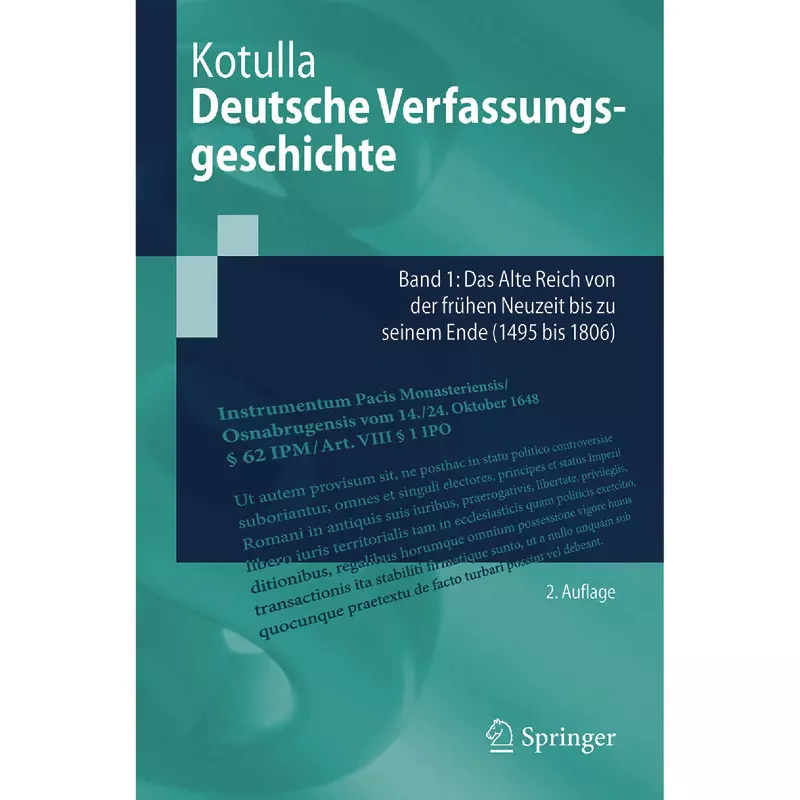 Deutsche Verfassungsgeschichte Band 1