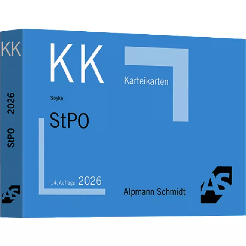 Karteikarten StPO