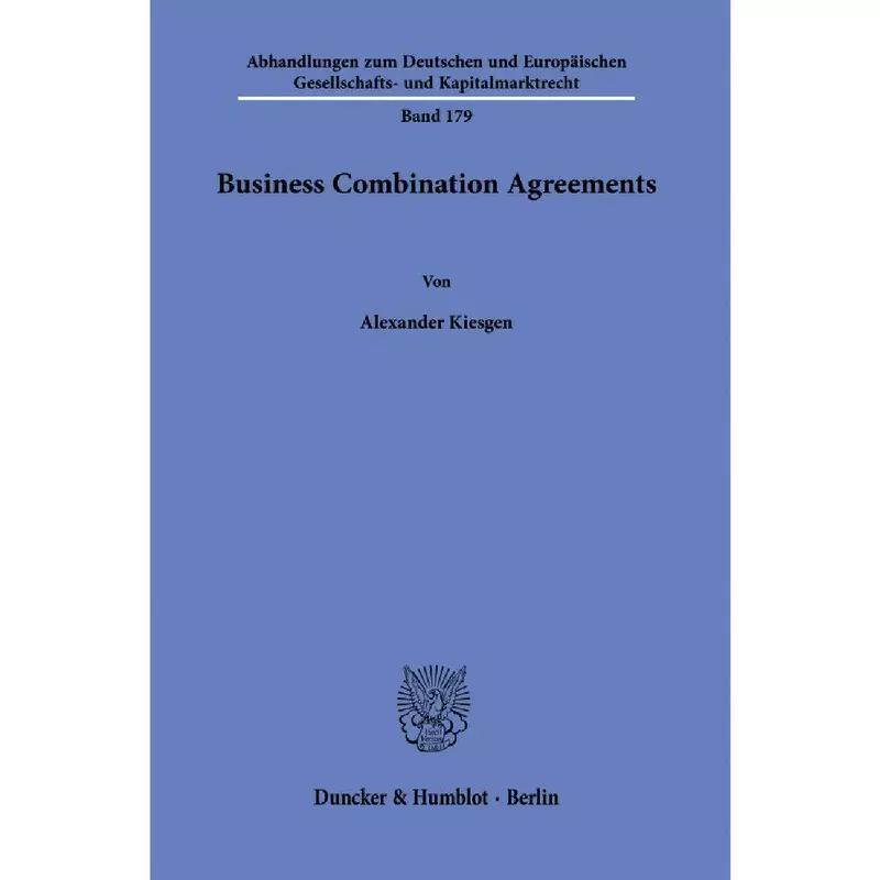 Business Combination Agreements