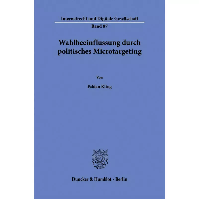 Wahlbeeinflussung durch politisches Microtargeting