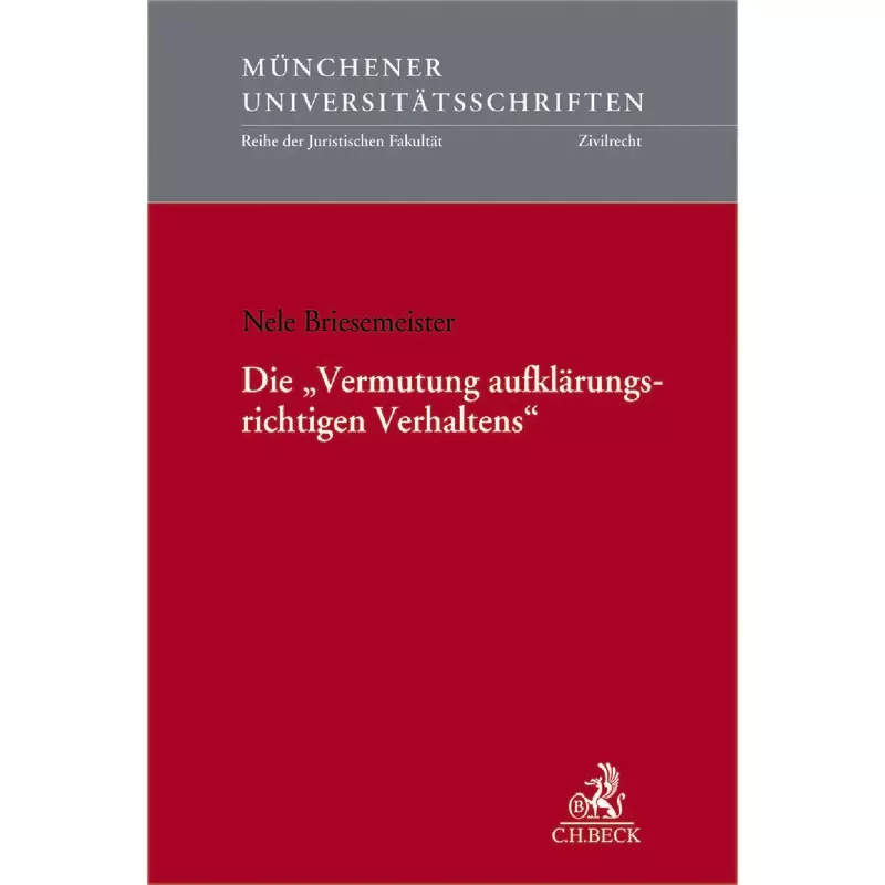 Die Vermutung aufklärungsrichtigen Verhaltens