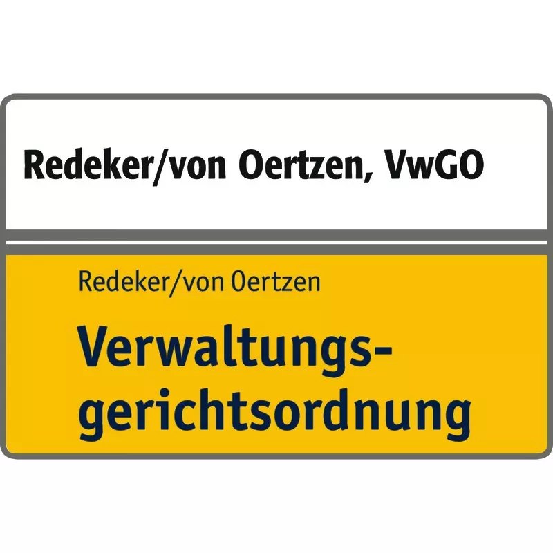 beck-online Kommentarmodul Redeker/von Oertzen, VwGO  - Vorzugspreis