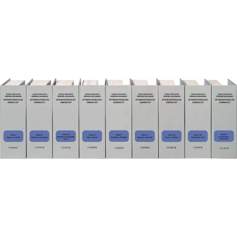 Internationales Erbrecht - mit Fortsetzungsbezug