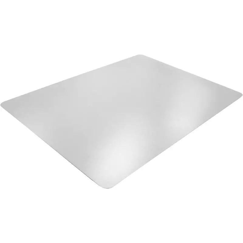 Vinyl Bodenschutzmatte für harte Böden, 120 x 90 cm, transparent, rechteckig
