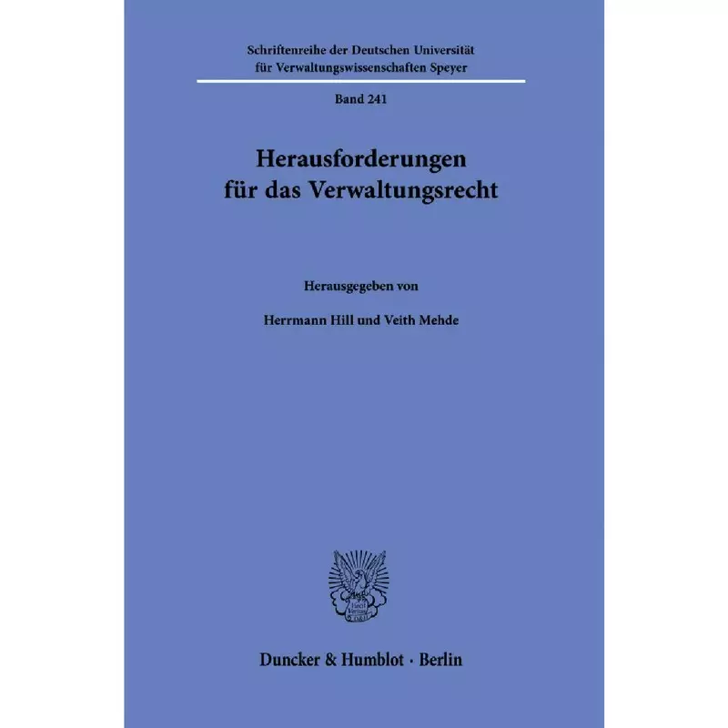 Herausforderungen für das Verwaltungsrecht