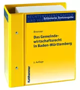 Das Gemeindewirtschaftsrecht in Baden-Württemberg - mit Fortsetzungsbezug