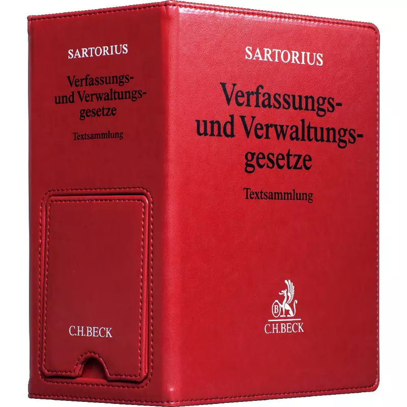 Verfassungs- und Verwaltungsgesetze, Sartorius I - mit Fortsetzungsbezug