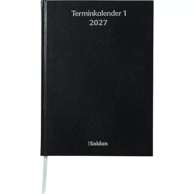 SoldanPlus Terminkalender TK1 / 2027, schwarz