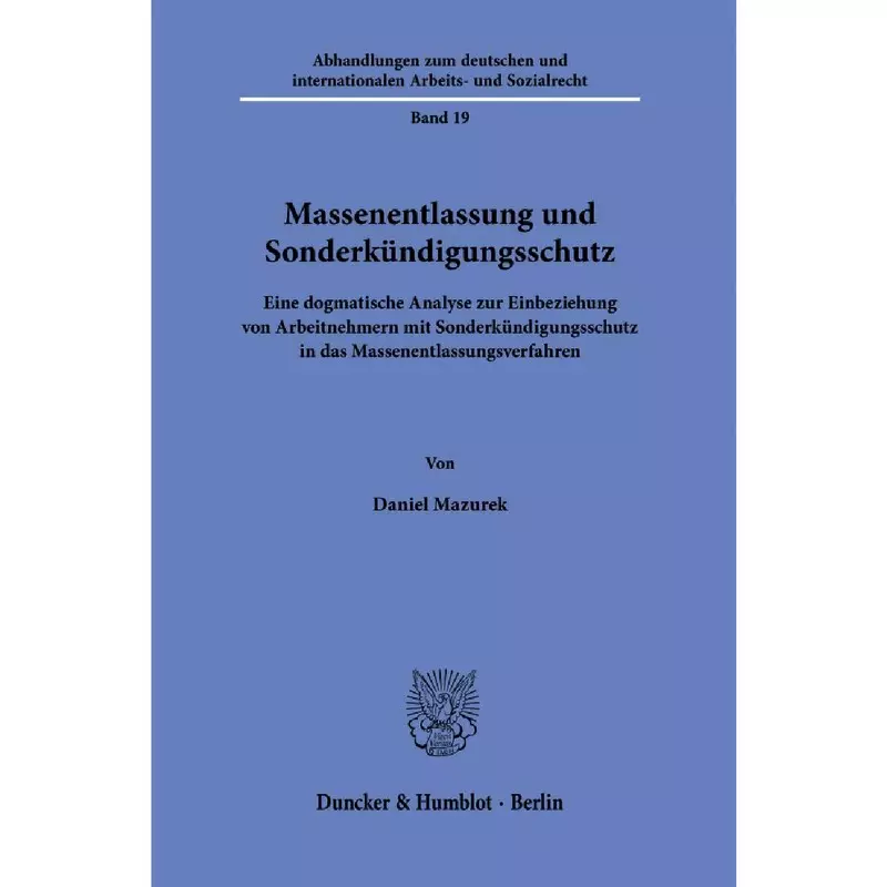 Massenentlassung und Sonderkündigungsschutz