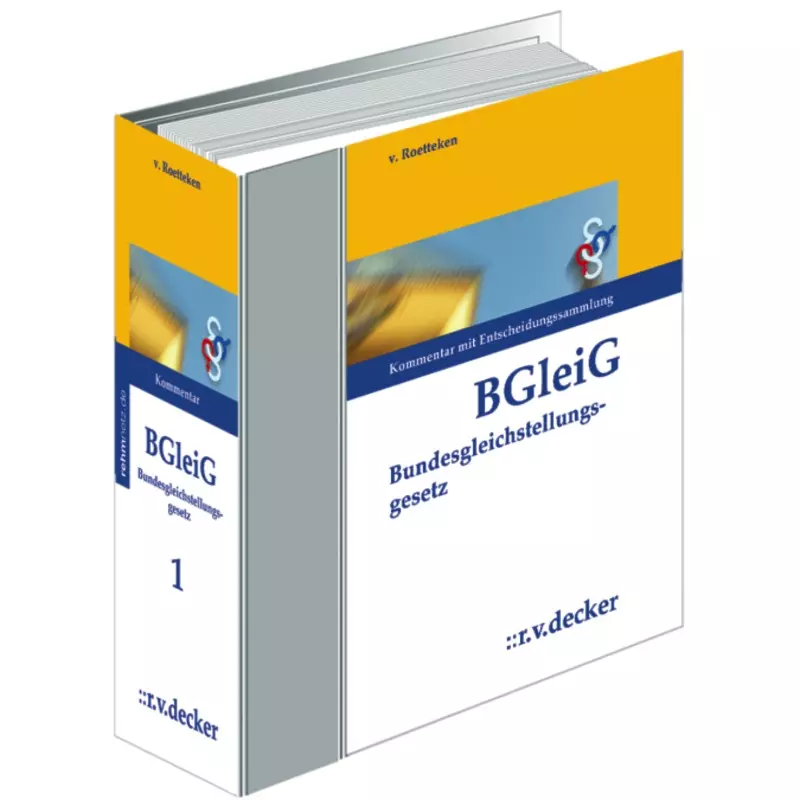 Bundesgleichstellungsgesetz - BGleiG - mit Fortsetzungsbezug