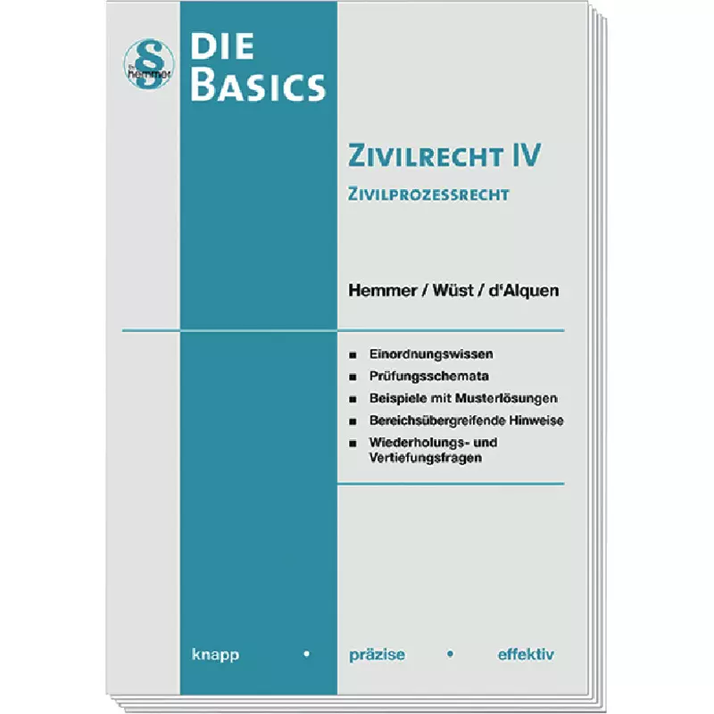 Basics - Zivilrecht IV Zivilprozessrecht (ZPO)