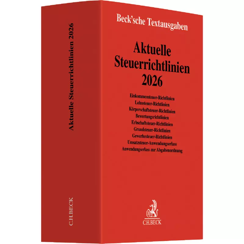 Aktuelle Steuerrichtlinien 2026