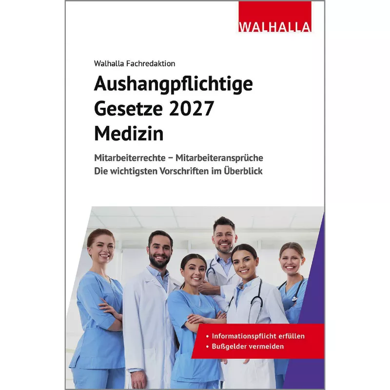 Aushangpflichtige Gesetze 2027 Medizin