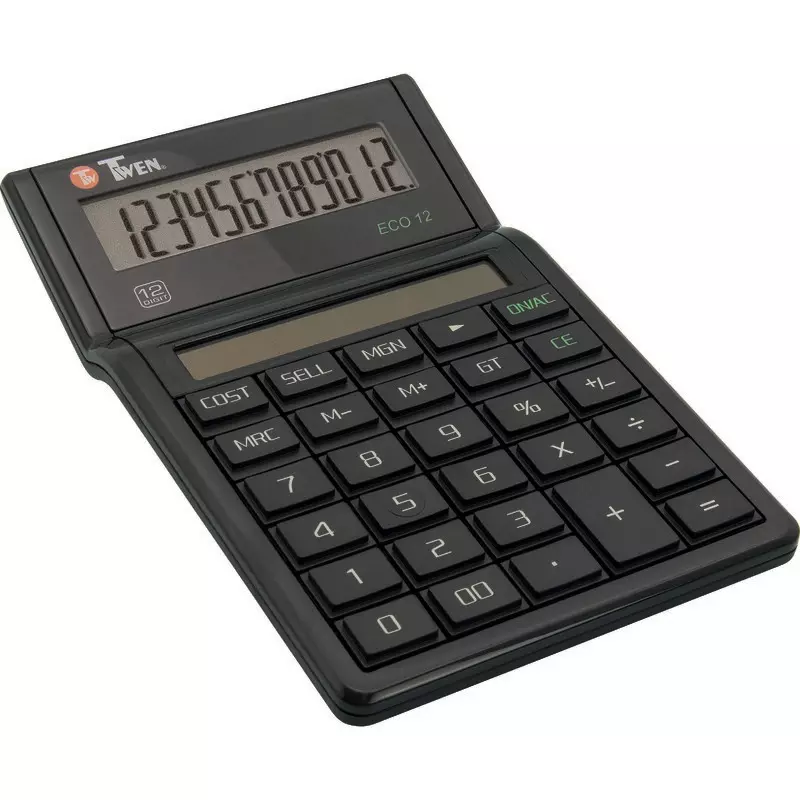 TWEN Taschenrechner ECO 12 Solar 12st RC