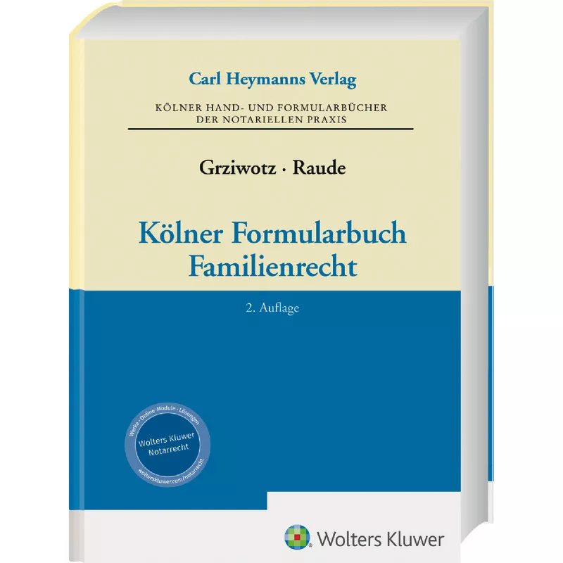 Kölner Formularbuch Familienrecht