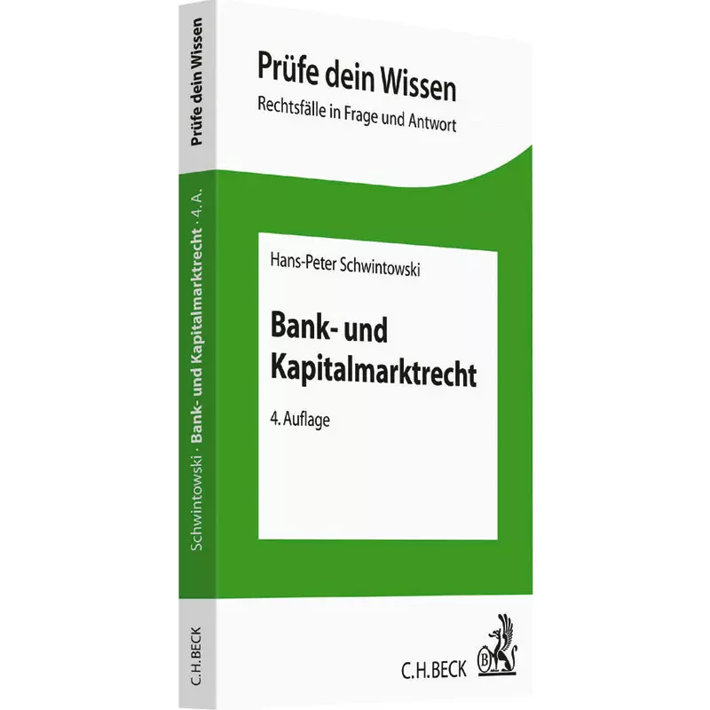 Bank- und Kapitalmarktrecht