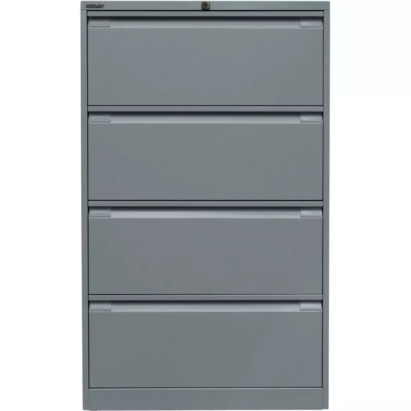 BISLEY Hängeregistraturschrank, zweibahnig, 4 Schubladen