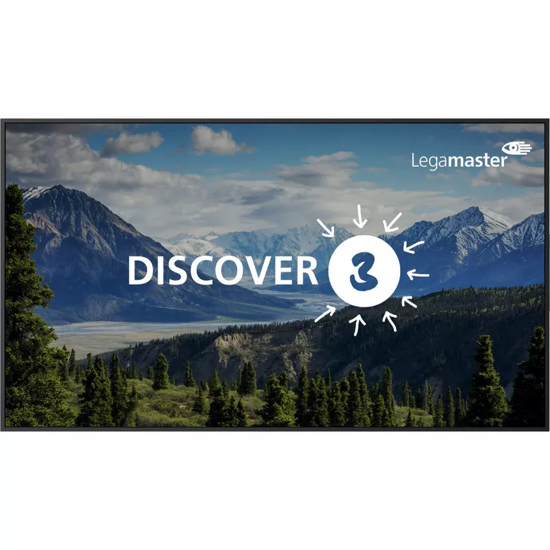 Legamaster DISCOVER 3 professional Display DIS-7520 190cm / 75"