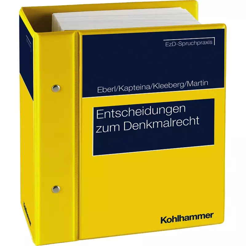 Entscheidungen zum Denkmalrecht - mit Fortsetzungsbezug