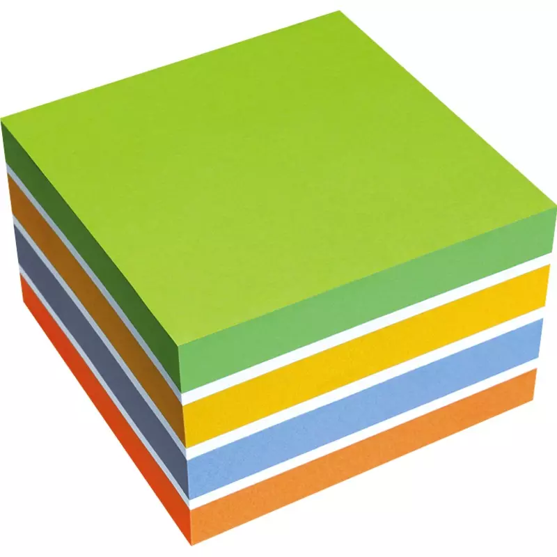 INFO Sticky Haftnotizwürfel Neon, 75 x 75 mm