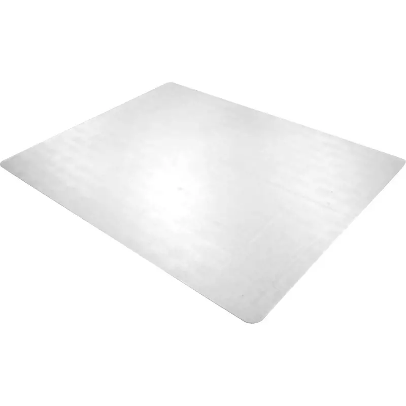 Vinyl Bodenschutzmatte für niederflorige Teppichböden bis 6 mm Teppichhöhe, 120 x 90 cm, transparent, rechteckig