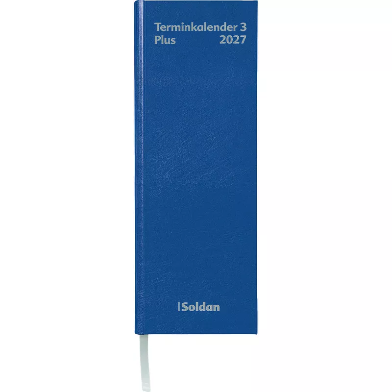 SoldanPlus Terminkalender TK3 PLUS mit Linienblatt / 2027, rot
