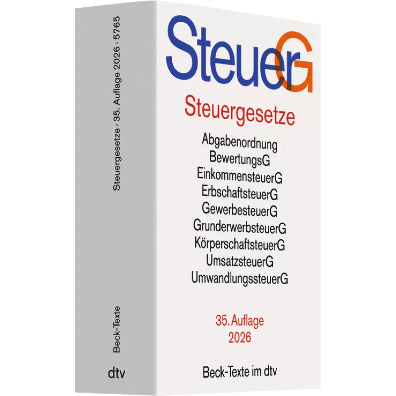 Steuergesetze: SteuerG (dtv 53345)