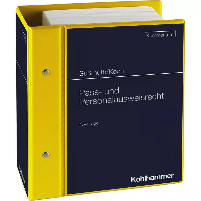 Pass- und Personalausweisrecht - mit Fortsetzungsbezug
