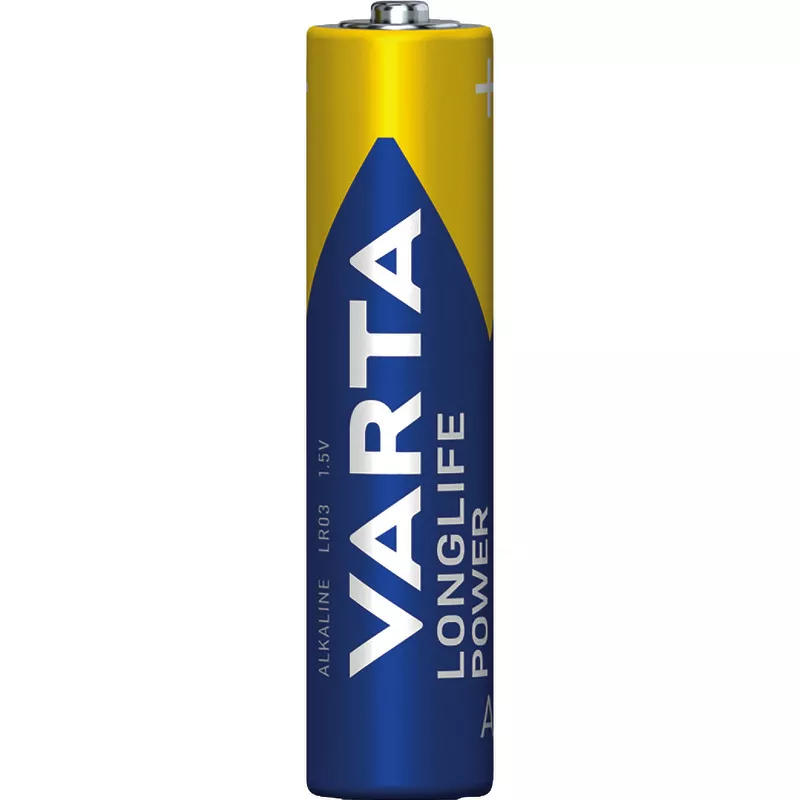 VARTA Batterie Alkaline, Micro, AAA, LR03, 1.5V, Longlife Power, Cube, Retail Box (24-Pack)