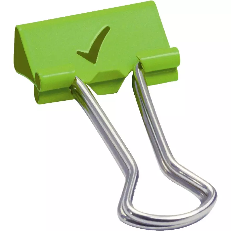 RAPESCO® Häkchen Foldback Clips 19x7mm grün