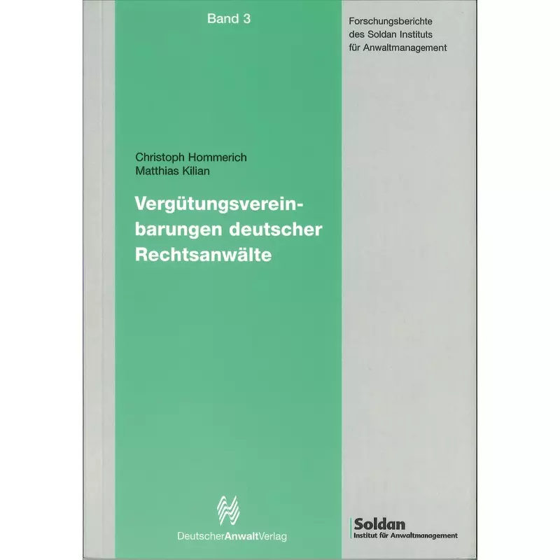 Vergütungsvereinbarungen deutscher Rechtsanwälte