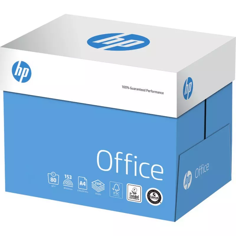 hp Kopierpapier OFFICE, DIN A4, 80 g/m², Maxi-Box: 2.500 Blatt