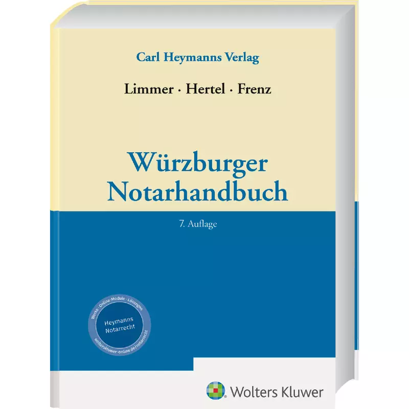 Wolters Kluwer Würzburger Notarhandbuch online