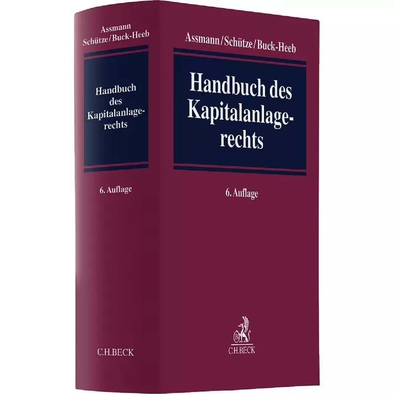 Handbuch des Kapitalanlagerechts