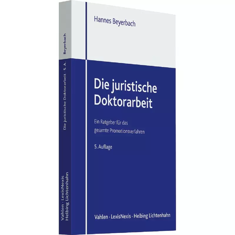 Die juristische Doktorarbeit